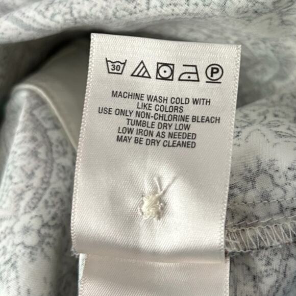 Maeve Kaleidoscope Button-Front Pencil Skirt Women’s 18W Geometric Print Neutral - Picture 7 of 8